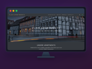 Website Ferienwohnung Smoobu